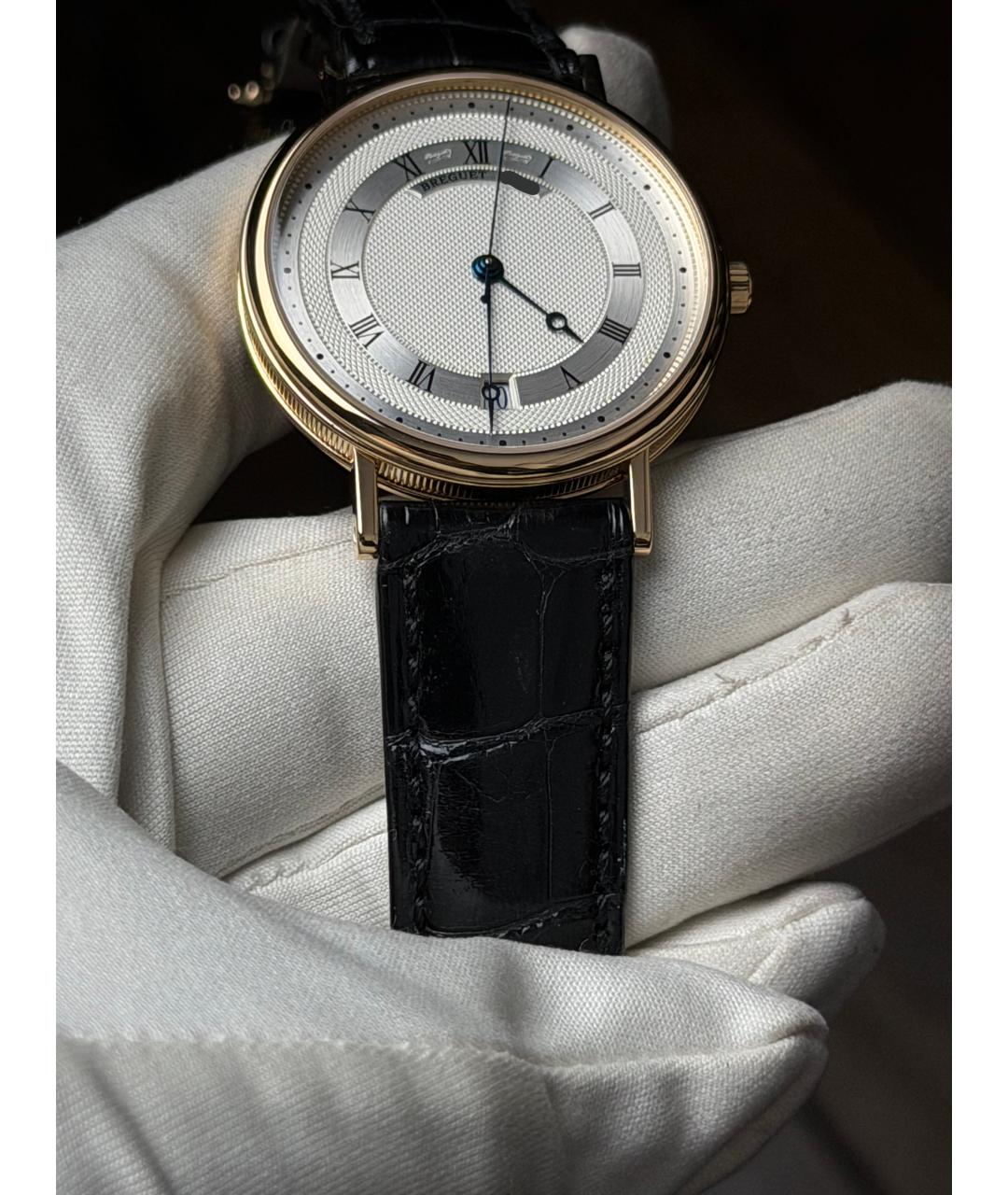 Breguet Серые часы из желтого золота, фото 6