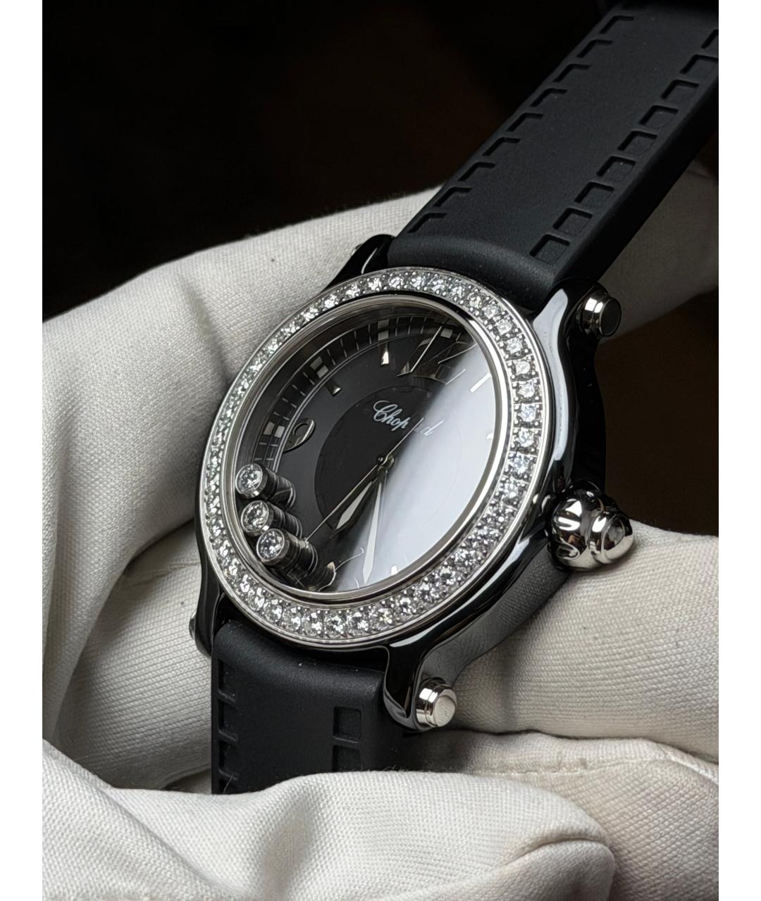 CHOPARD Черные часы, фото 3