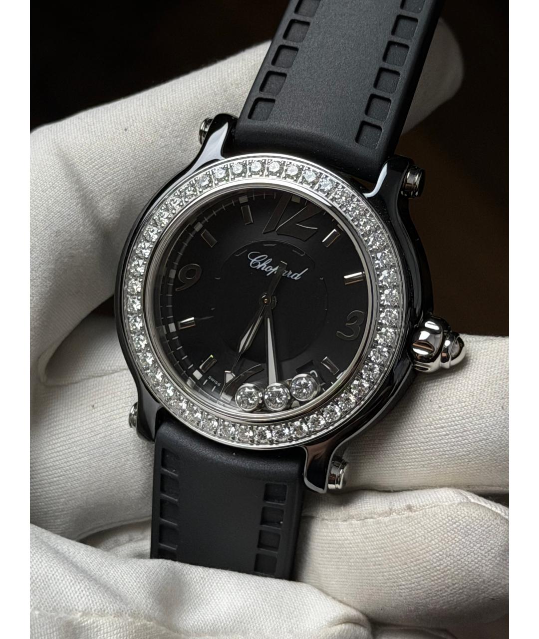 CHOPARD Черные часы, фото 2