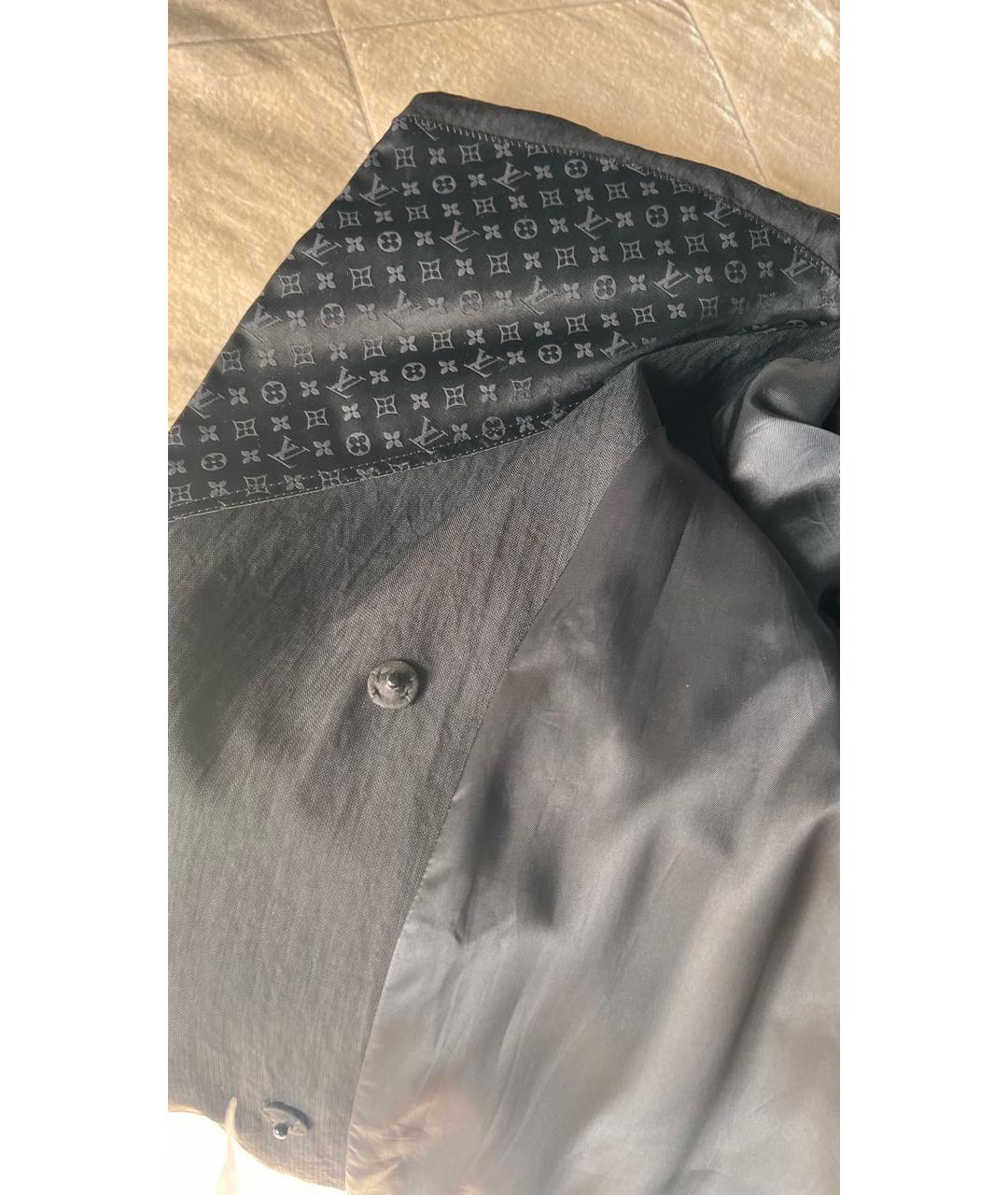 LOUIS VUITTON Черный тренч/плащ, фото 6
