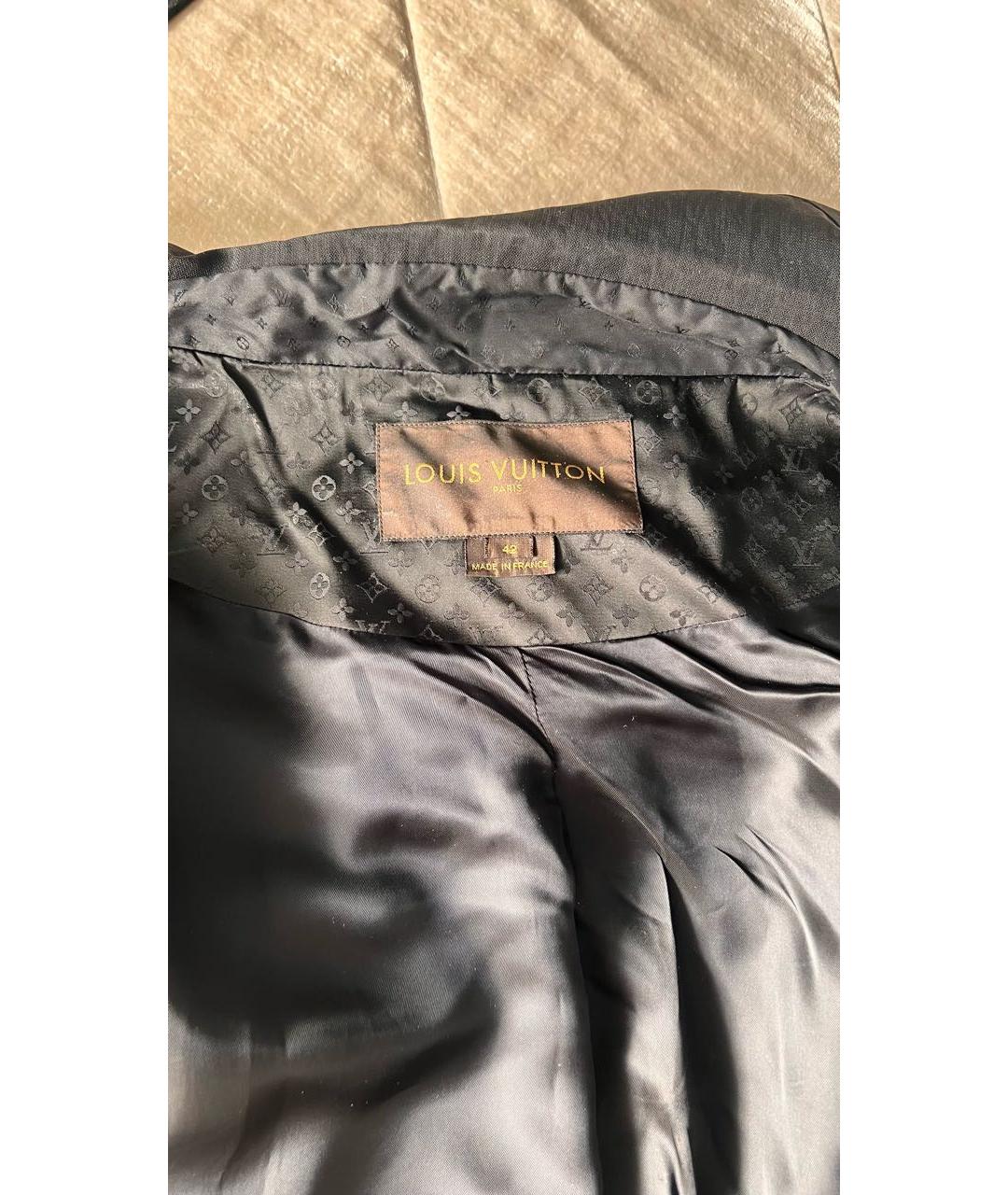LOUIS VUITTON Черный тренч/плащ, фото 3