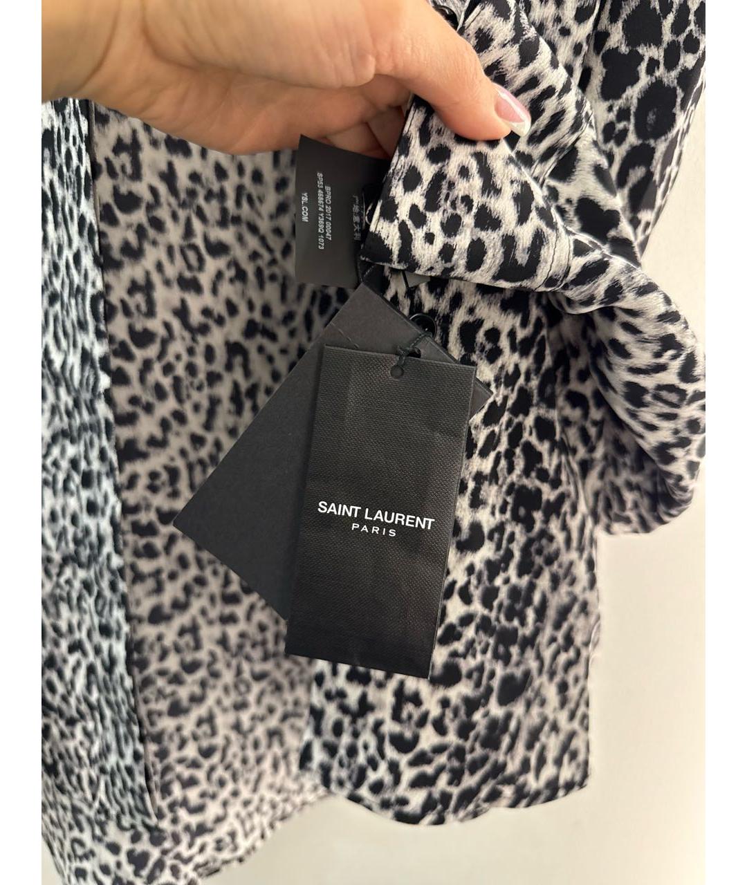SAINT LAURENT Шелковая блузы, фото 4