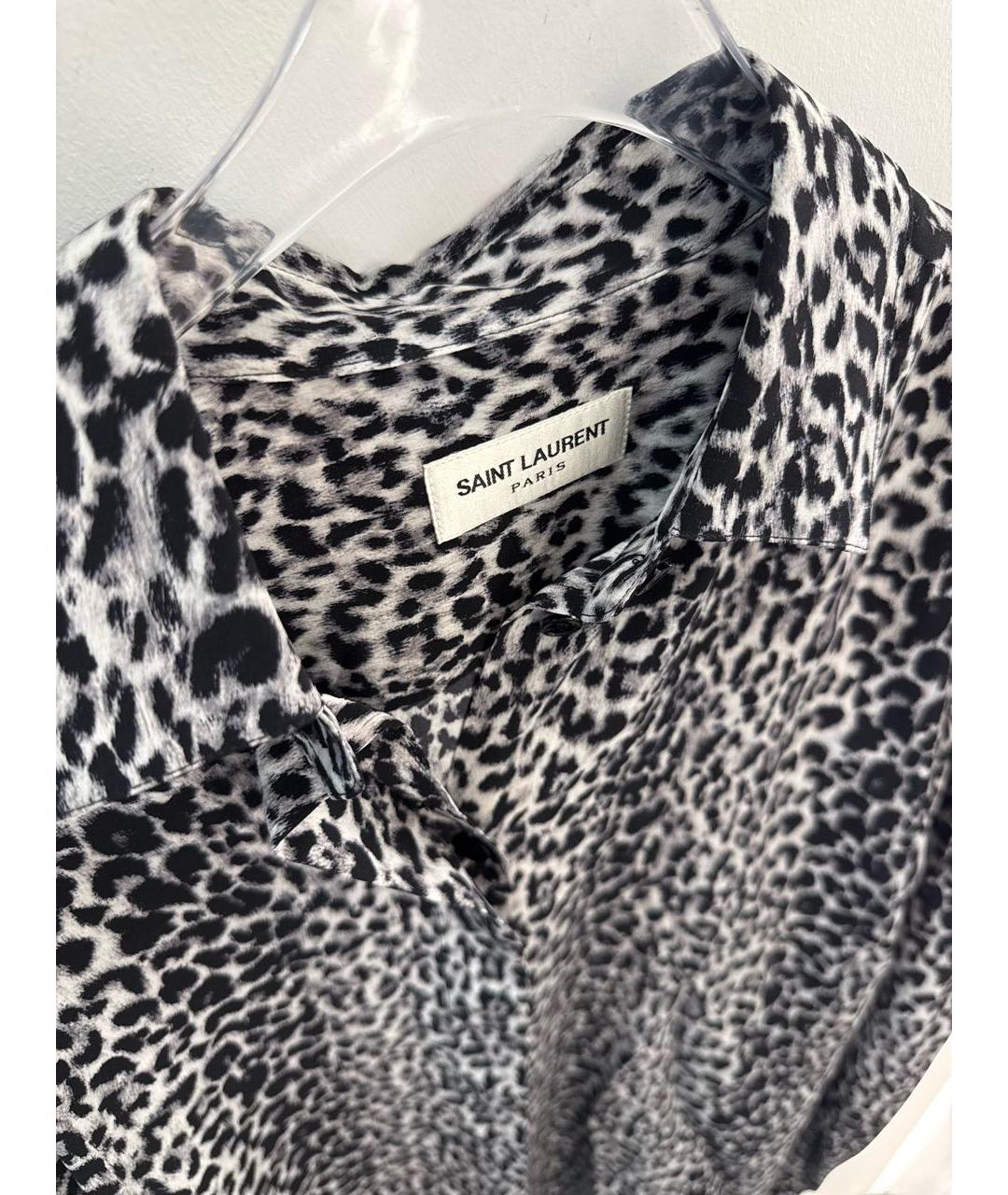 SAINT LAURENT Шелковая блузы, фото 3