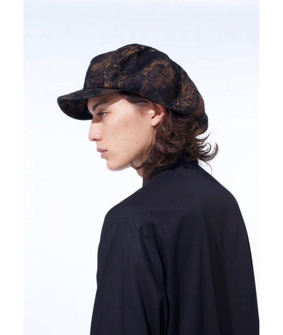 YOHJI YAMAMOTO Хаки хлопковая шляпа, фото 4