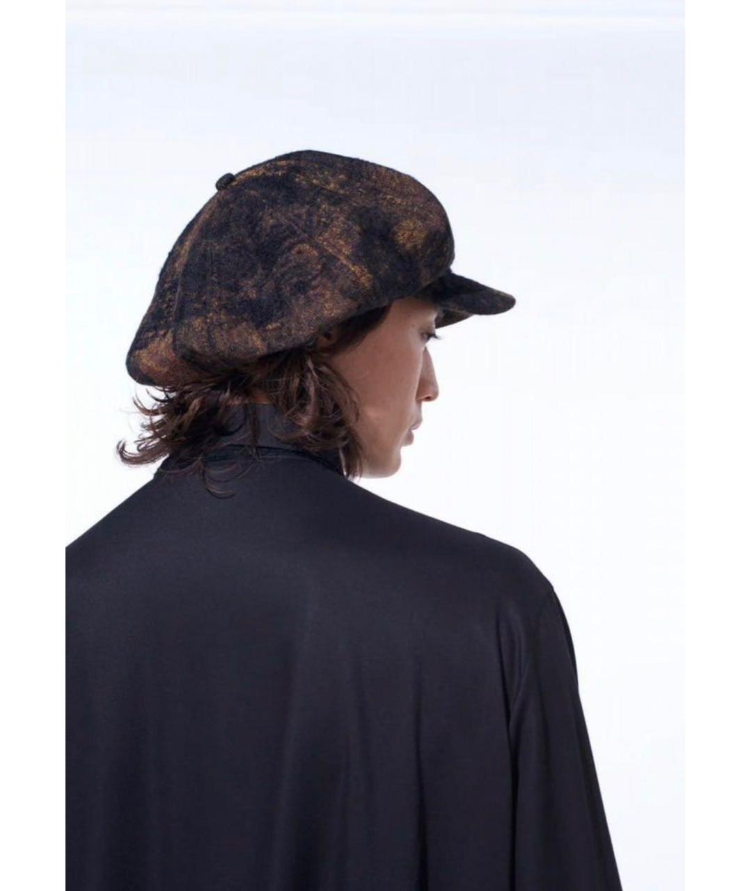 YOHJI YAMAMOTO Хаки хлопковая шляпа, фото 3