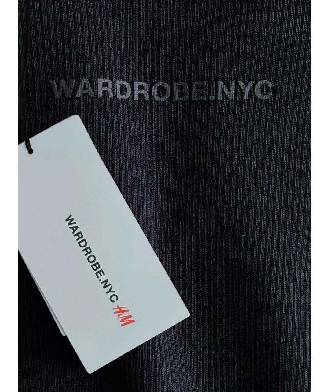 WARDROBE.NYC Черная хлопковая футболка, фото 4