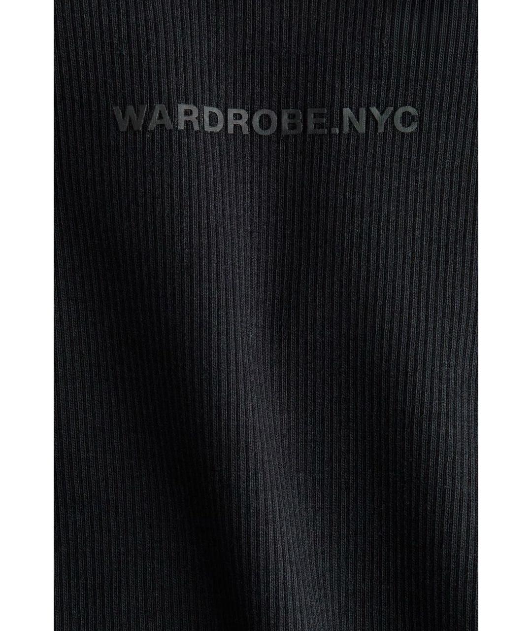 WARDROBE.NYC Черная хлопковая футболка, фото 2
