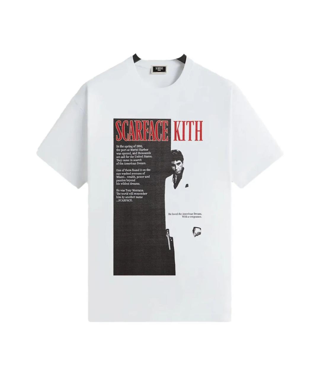 KITH Белая хлопковая футболка, фото 1