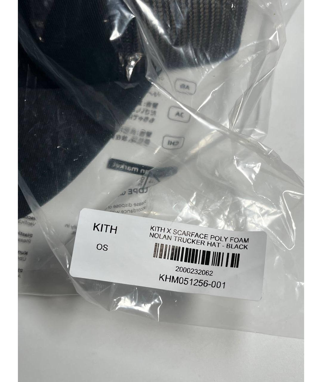 KITH Черная синтетическая кепка/бейсболка, фото 6