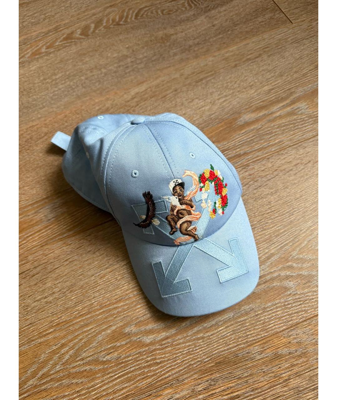 OFF-WHITE Голубая кепка, фото 5