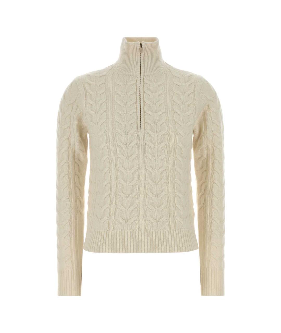 MAX MARA Бежевый кашемировый джемпер / свитер, фото 1