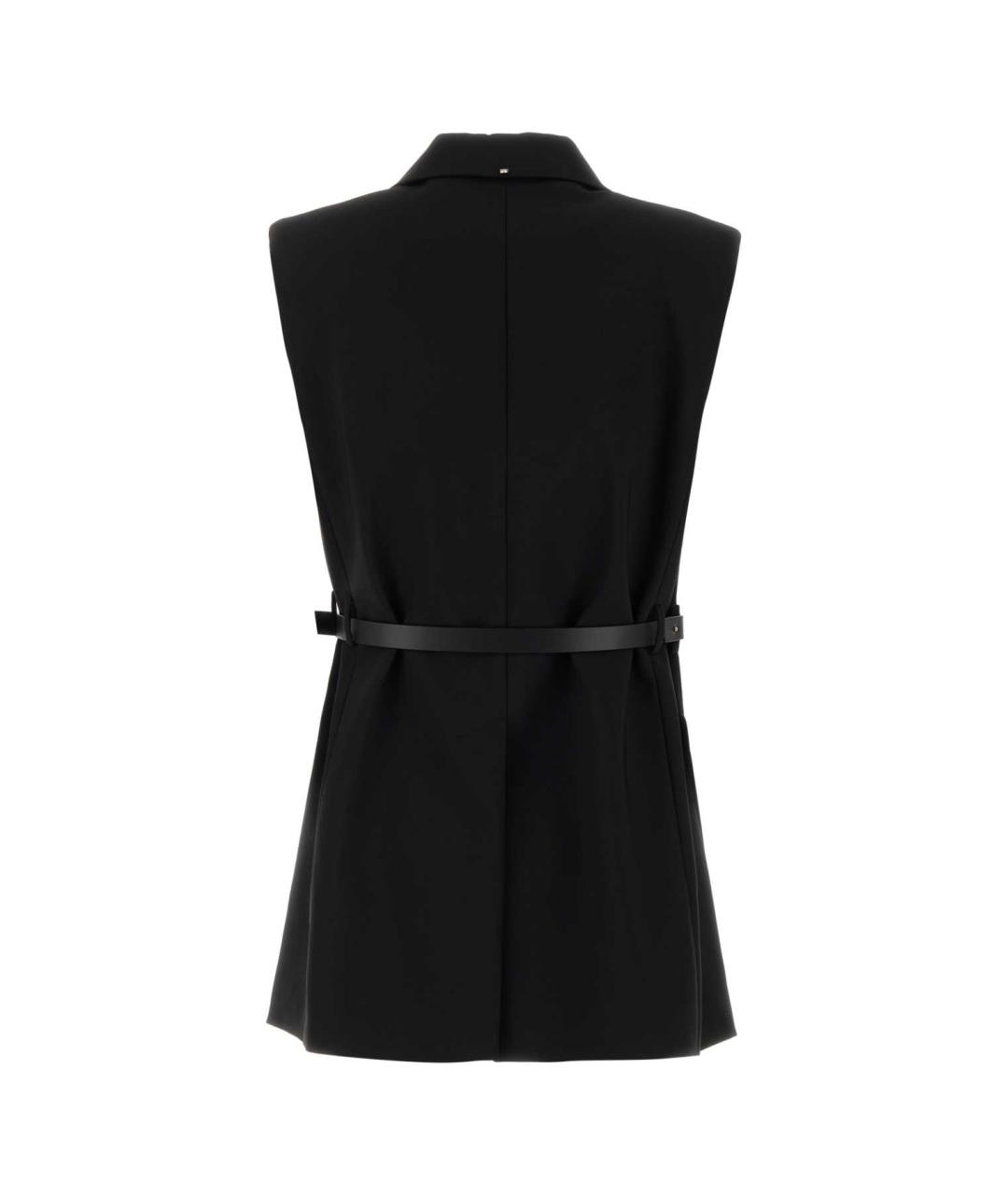 SPORTMAX Черный вискозный жилет, фото 2