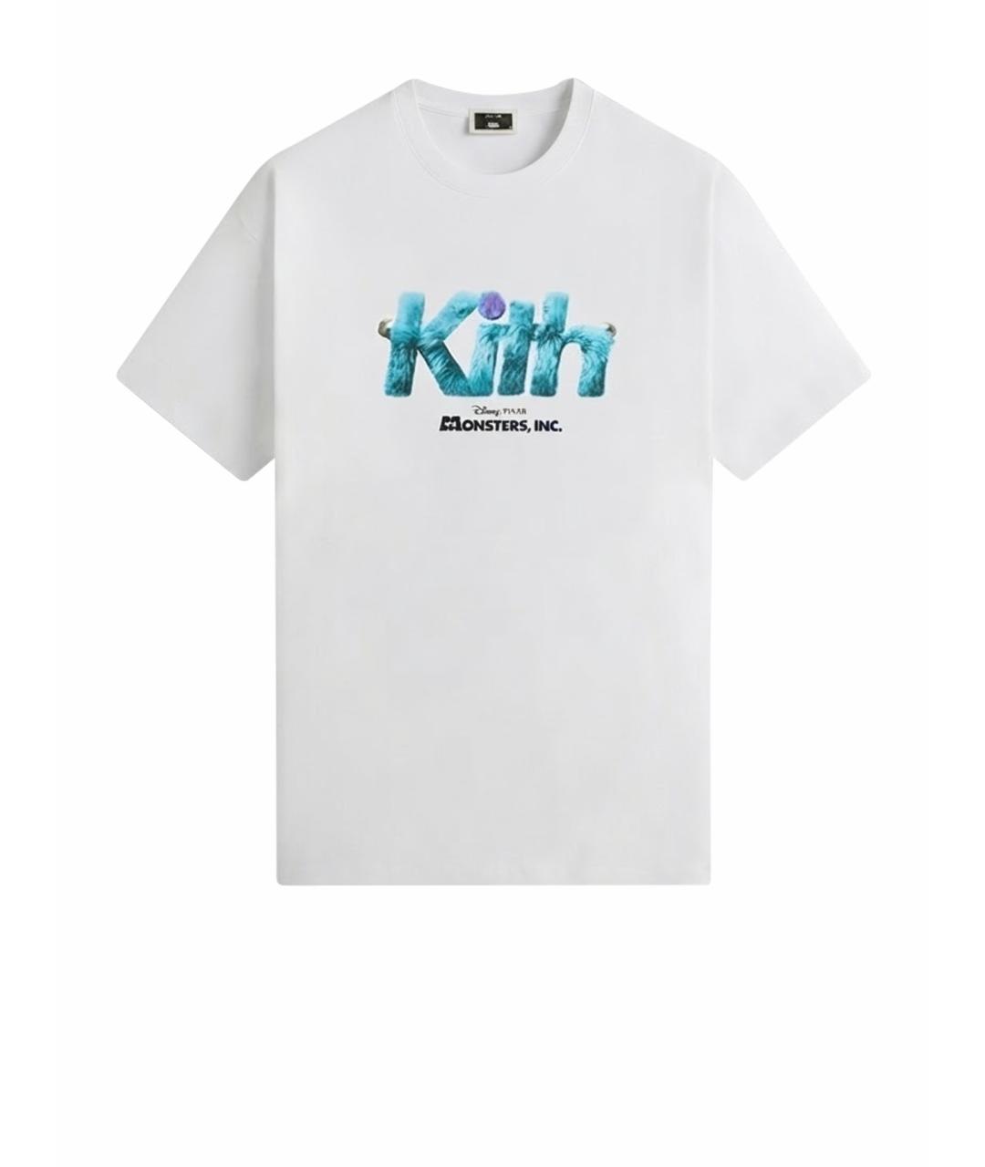 KITH Белая хлопковая футболка, фото 1