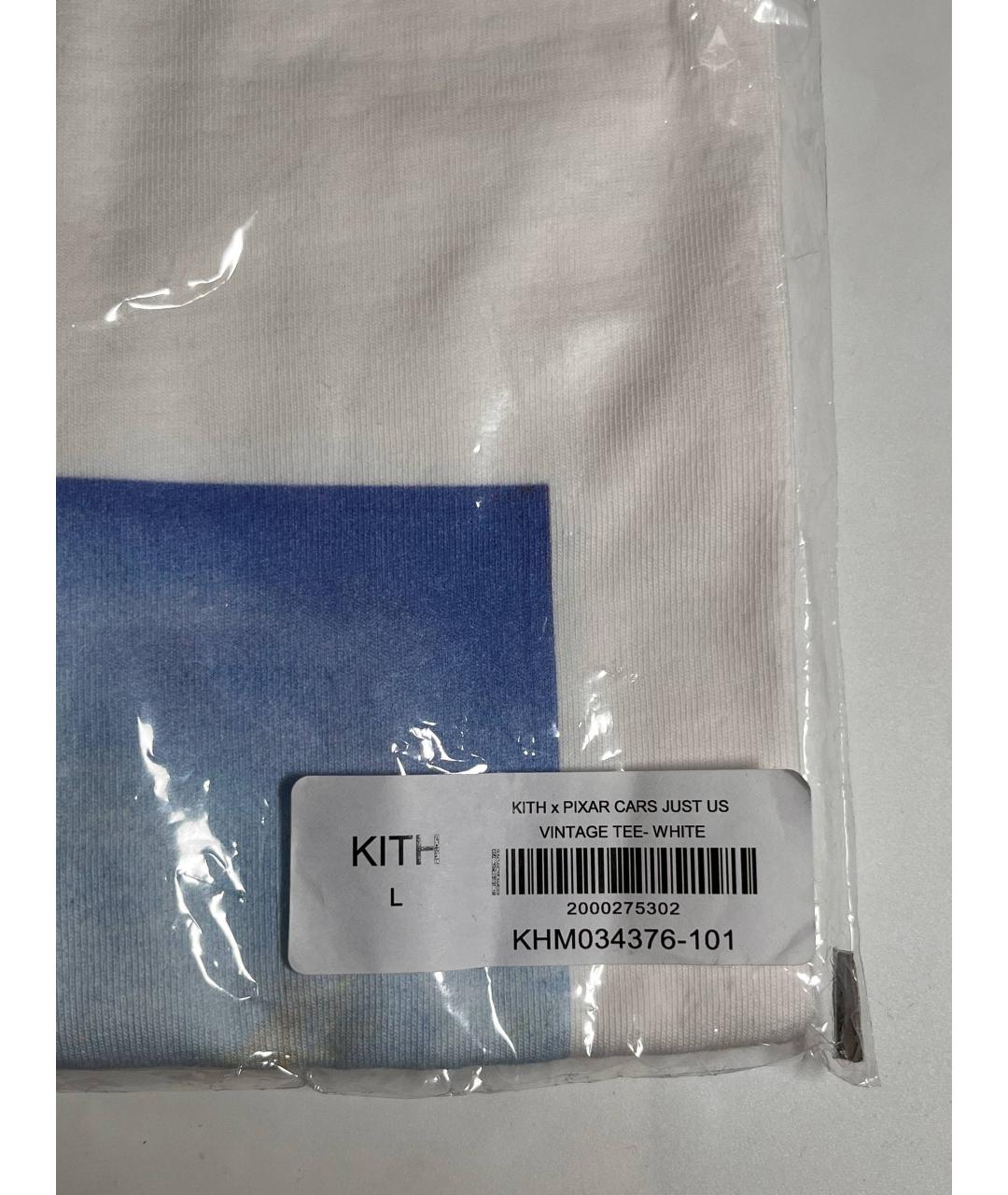 KITH Белая хлопковая футболка, фото 5