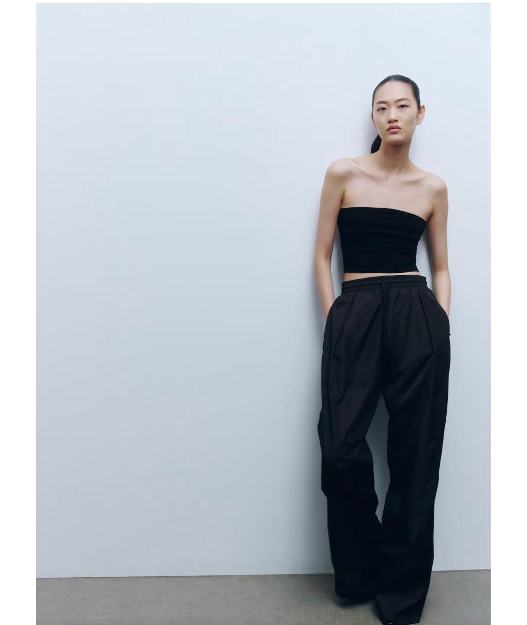 WARDROBE.NYC Черный вискозный корсет, фото 4