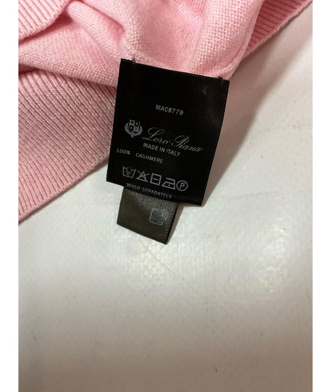 LORO PIANA Розовая кашемировая майка, фото 6