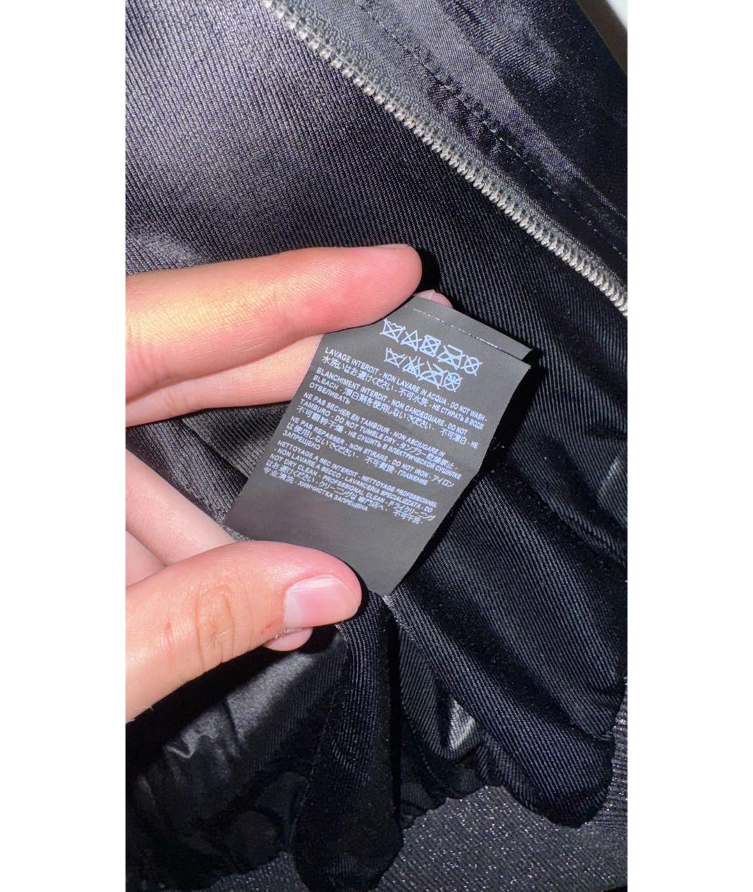 SAINT LAURENT Черная вискозная куртка, фото 8