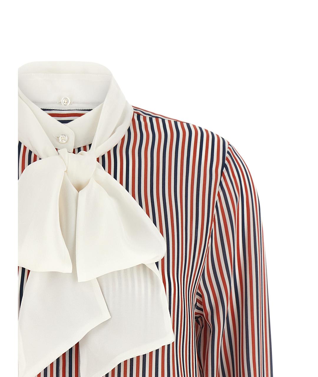 THOM BROWNE Мульти шелковая рубашка, фото 4