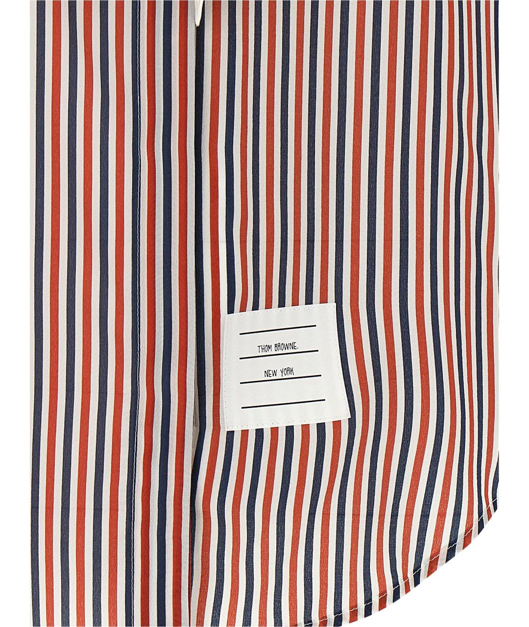 THOM BROWNE Мульти шелковая рубашка, фото 6