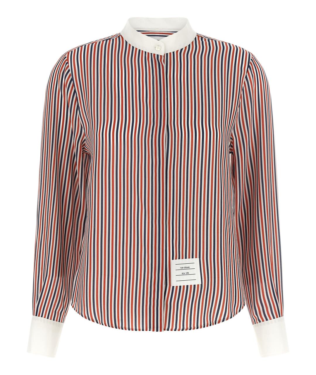 THOM BROWNE Мульти шелковая рубашка, фото 2