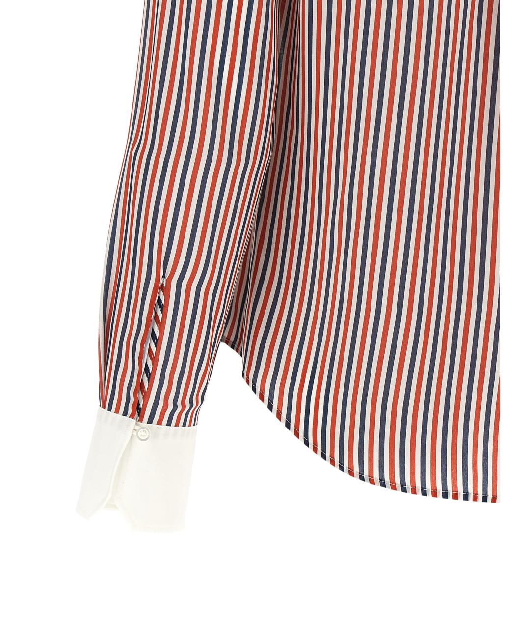 THOM BROWNE Мульти шелковая рубашка, фото 5