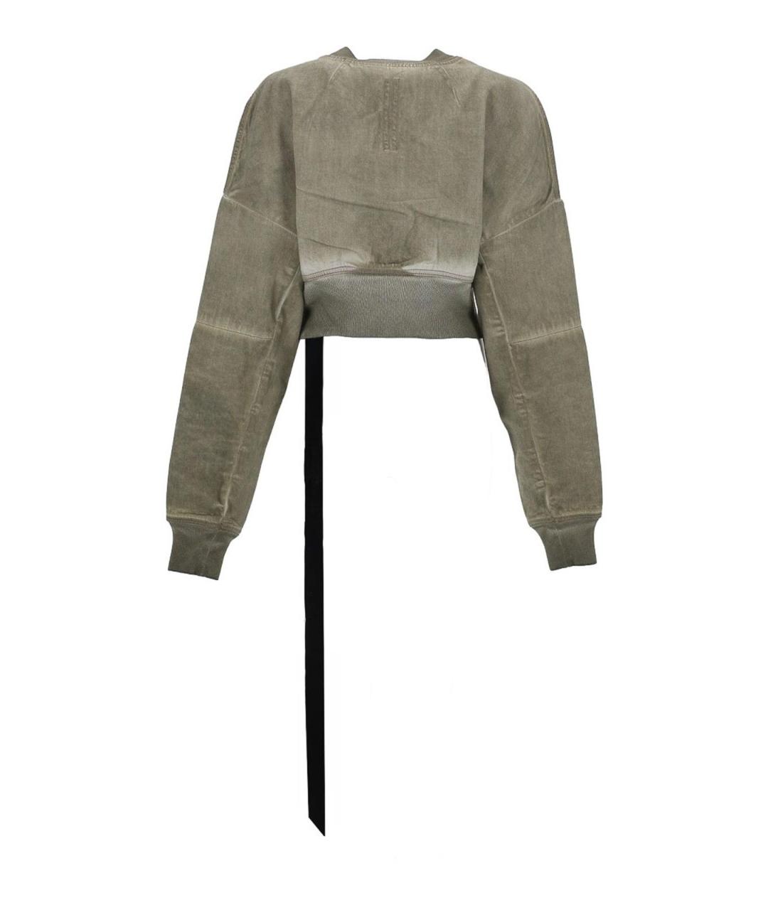 RICK OWENS Хаки деним куртка, фото 3