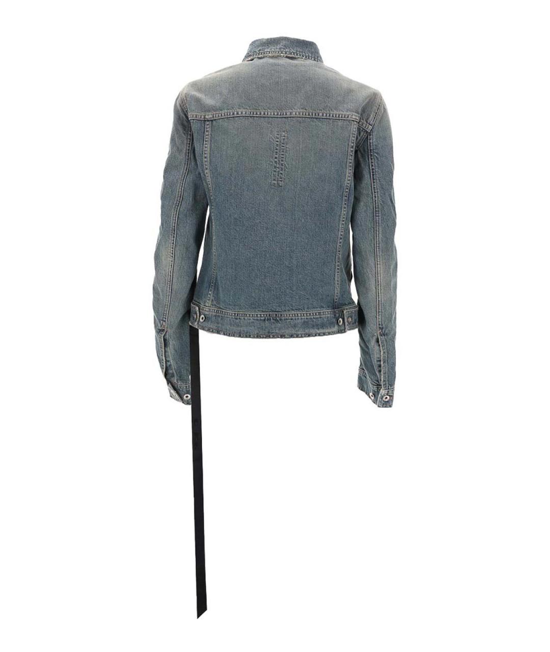 RICK OWENS Синяя хлопковая куртка, фото 2