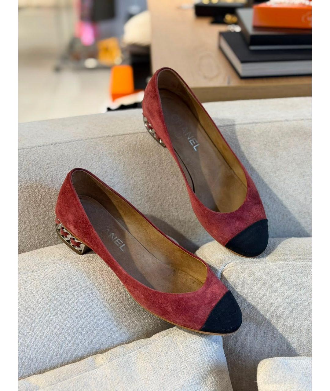 CHANEL Розовые балетки, фото 3
