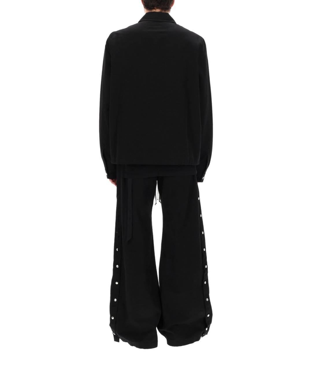 RICK OWENS Черная хлопковая куртка, фото 5