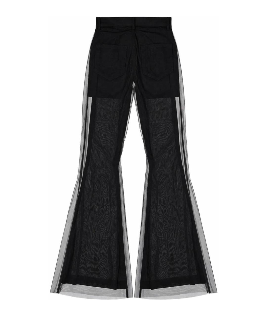 RICK OWENS Черные брюки широкие, фото 3