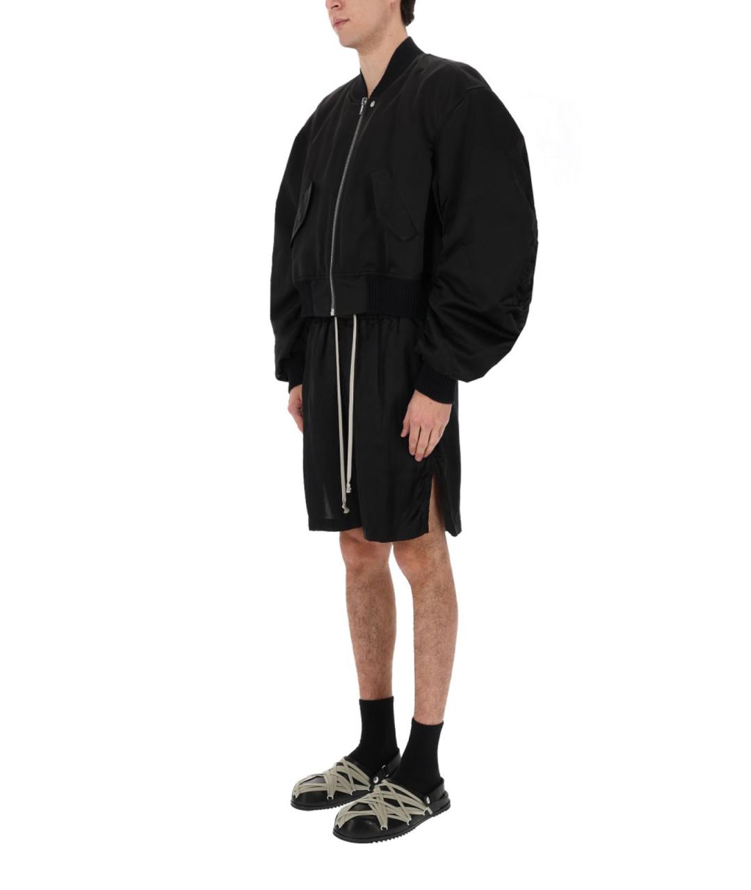 RICK OWENS Черная полиэстеровая куртка, фото 2