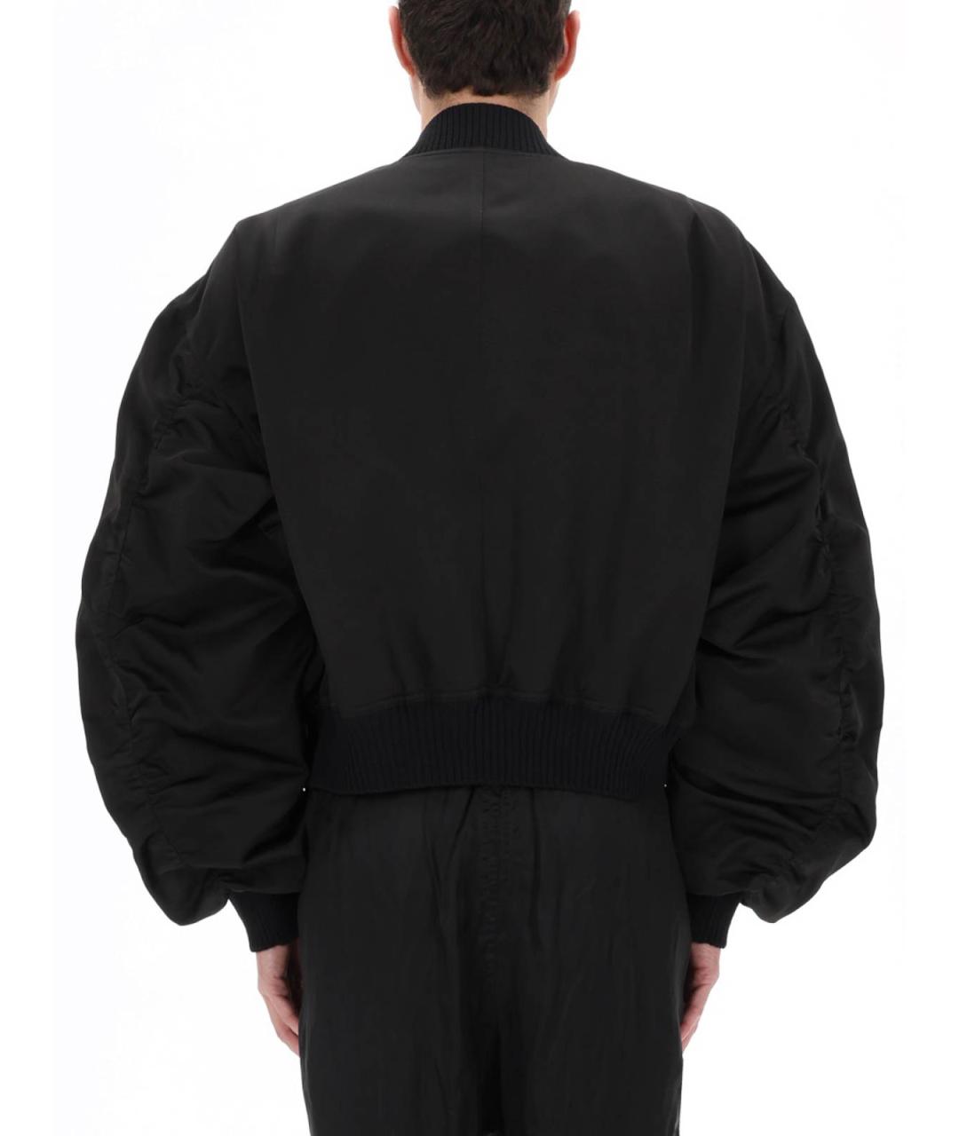 RICK OWENS Черная полиэстеровая куртка, фото 5