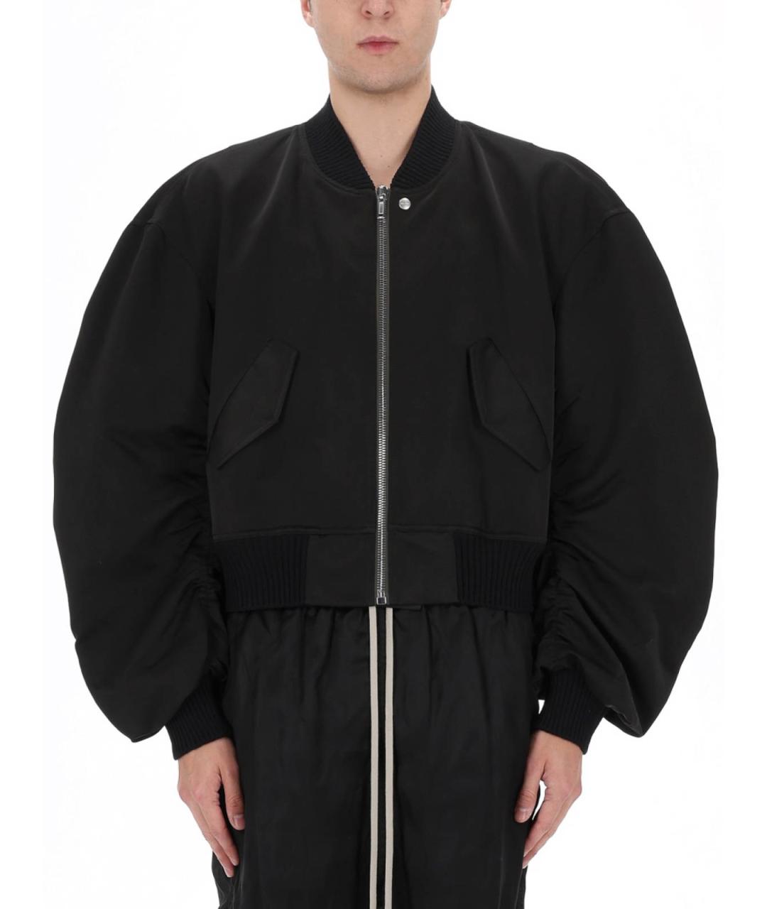 RICK OWENS Черная полиэстеровая куртка, фото 4