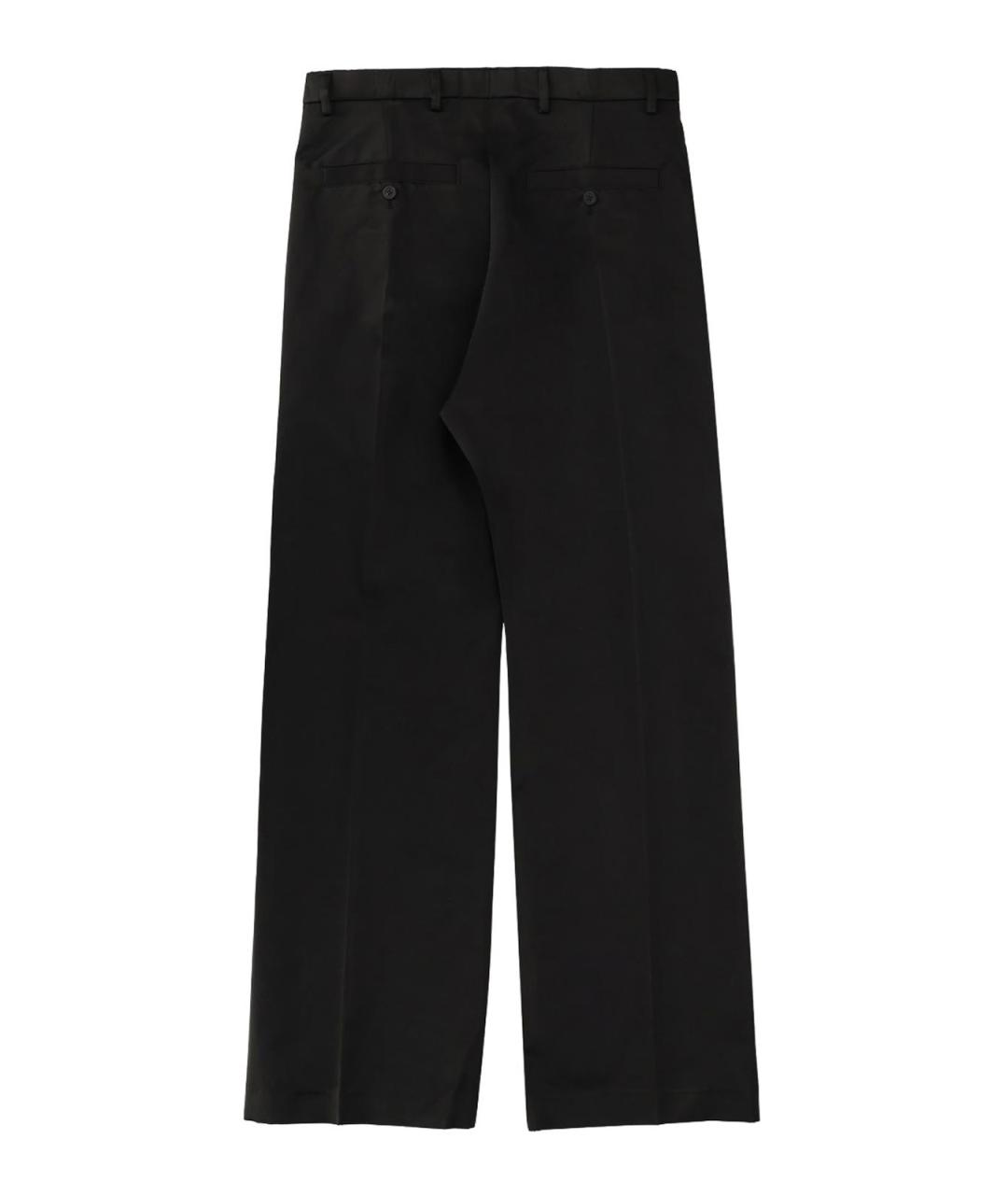 RICK OWENS Черные полиэстеровые повседневные брюки, фото 3
