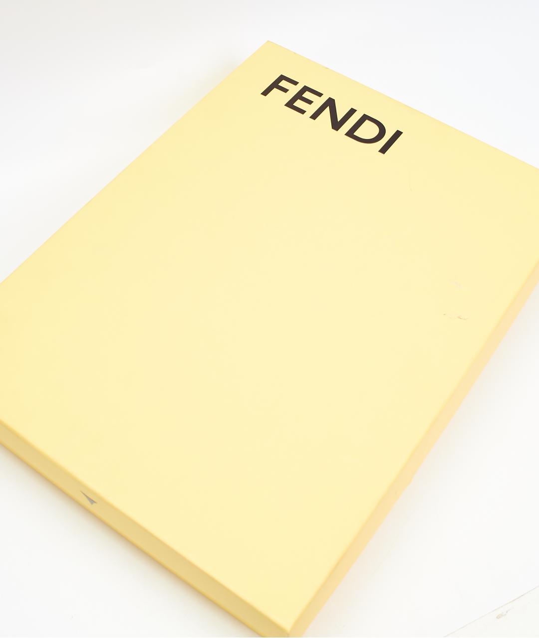 FENDI Синие хлопковые прямые джинсы, фото 6