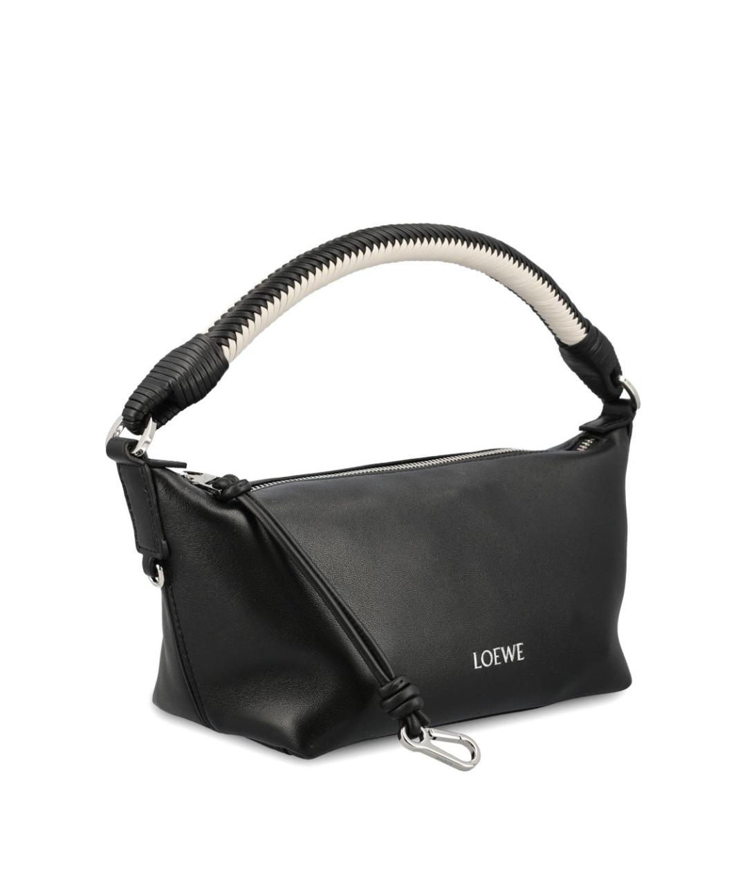 LOEWE Черная кожаная сумка через плечо, фото 2