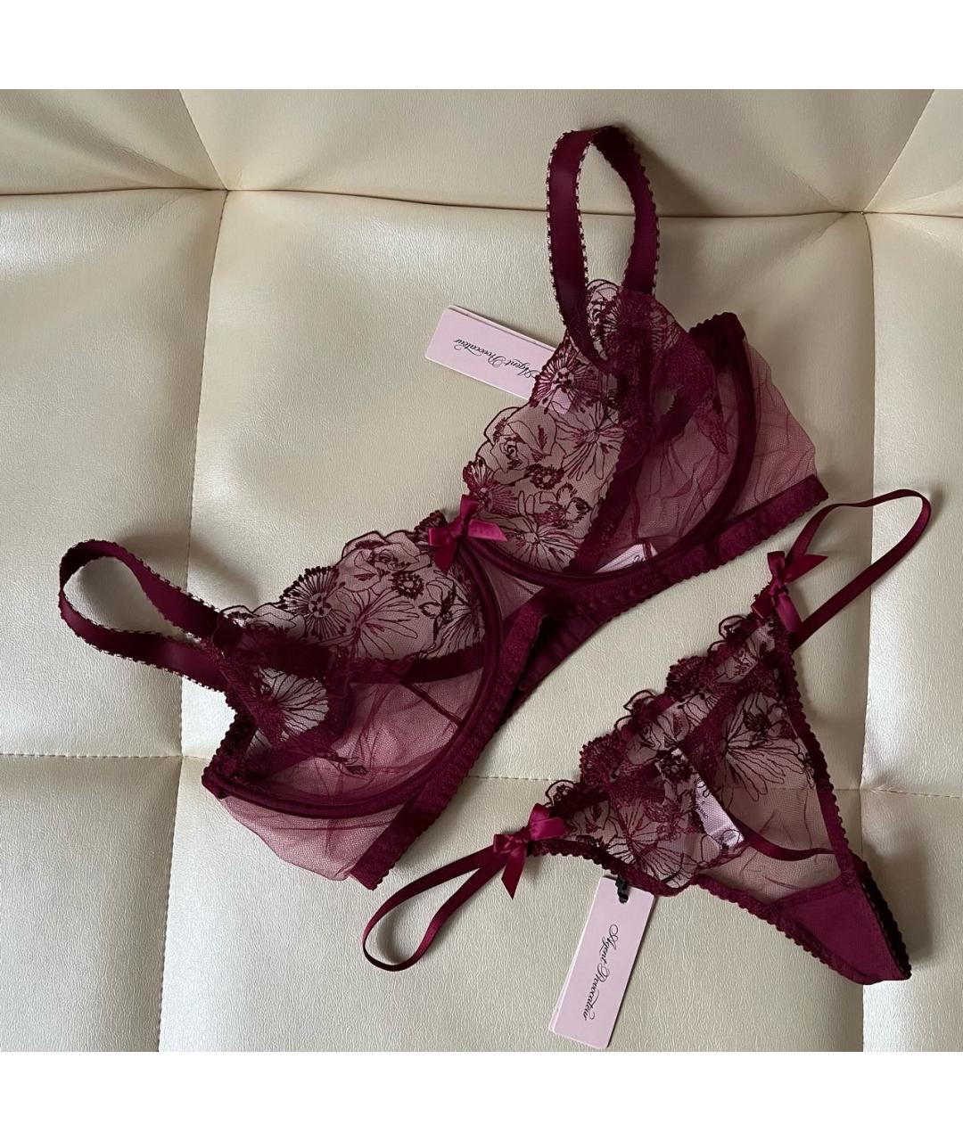 AGENT PROVOCATEUR Бордовый комплекты, фото 4
