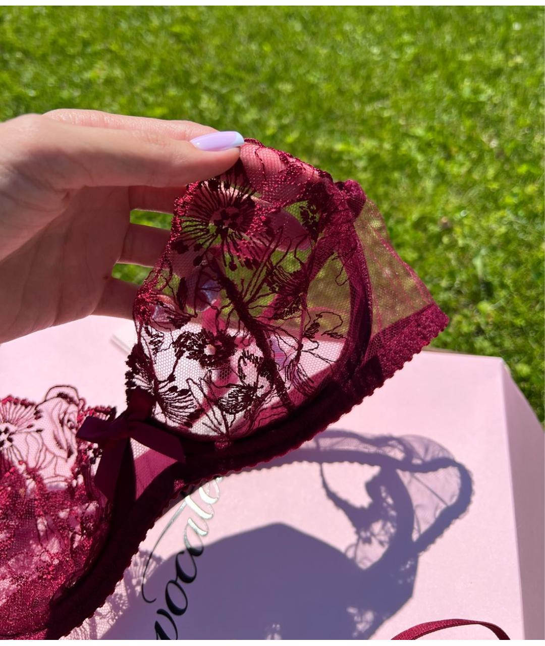 AGENT PROVOCATEUR Бордовый комплекты, фото 6