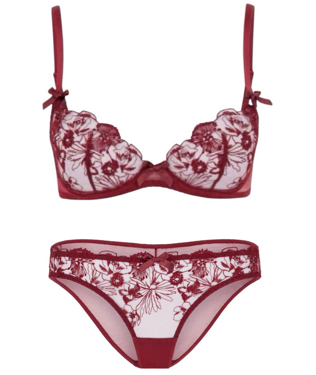 AGENT PROVOCATEUR Бордовый комплекты, фото 1