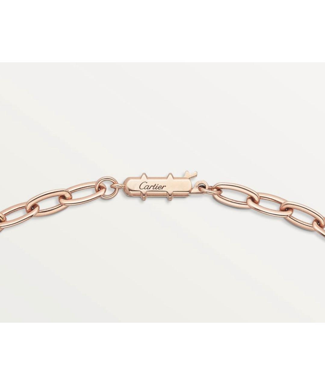 CARTIER Золотое колье из розового золота, фото 4