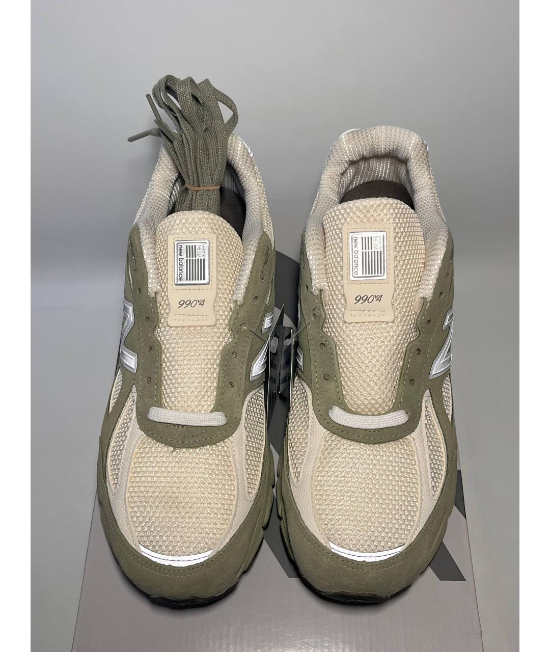 NEW BALANCE Бежевые замшевые низкие кроссовки / кеды, фото 5