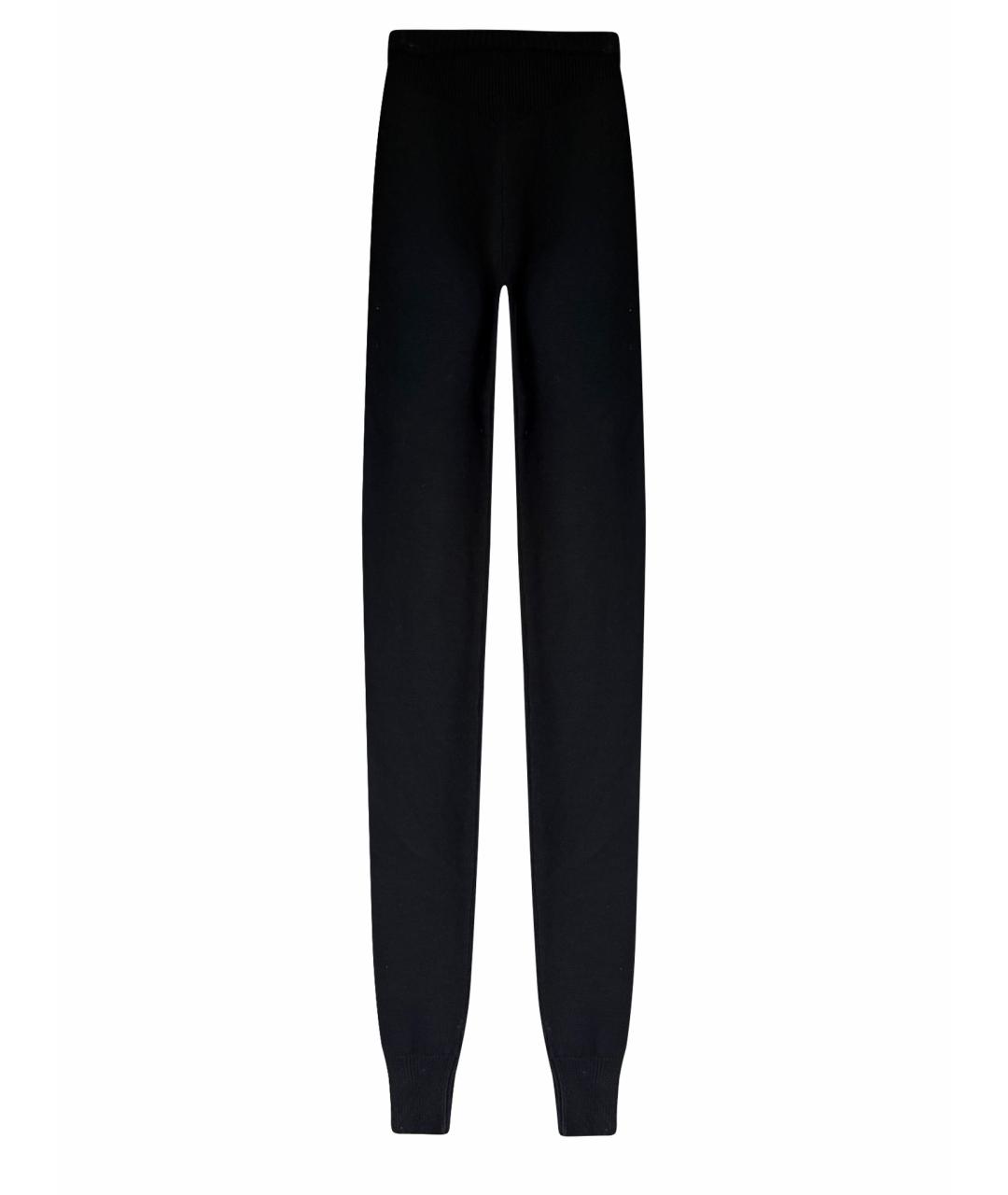 RICK OWENS Черные шерстяные прямые брюки, фото 1