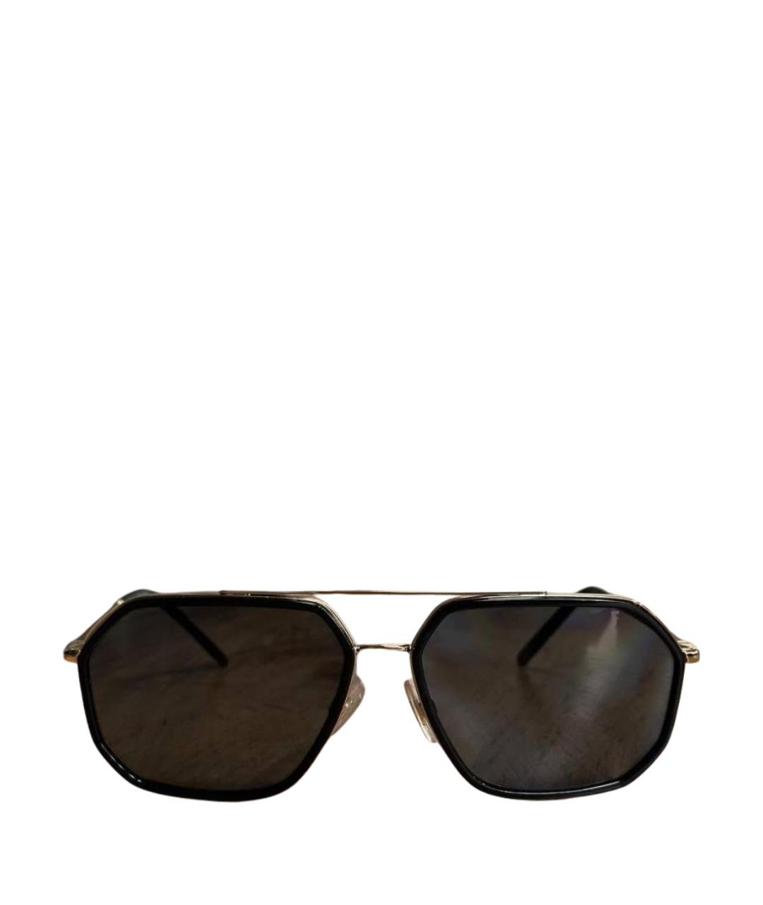 DOLCE&GABBANA Металлические солнцезащитные очки, фото 1