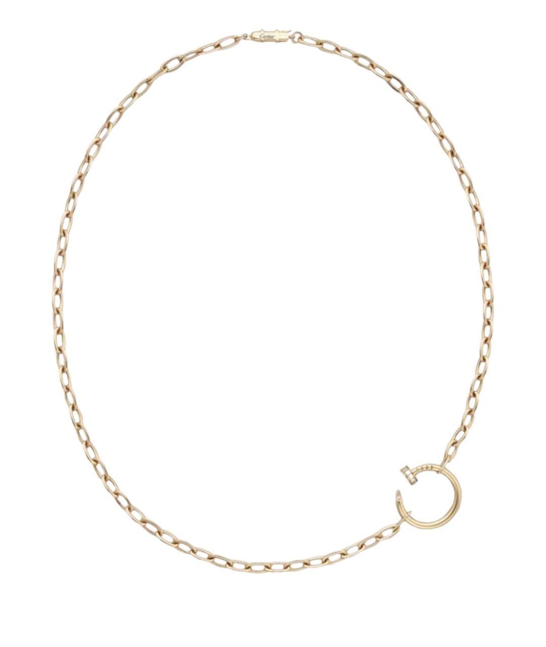 CARTIER Золотое колье из желтого золота, фото 1