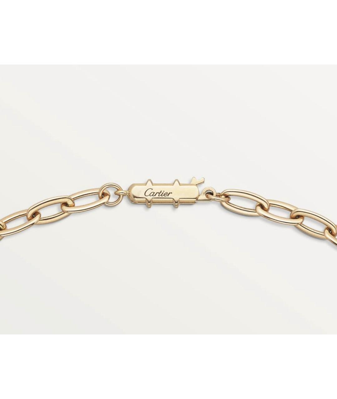 CARTIER Золотое колье из желтого золота, фото 2
