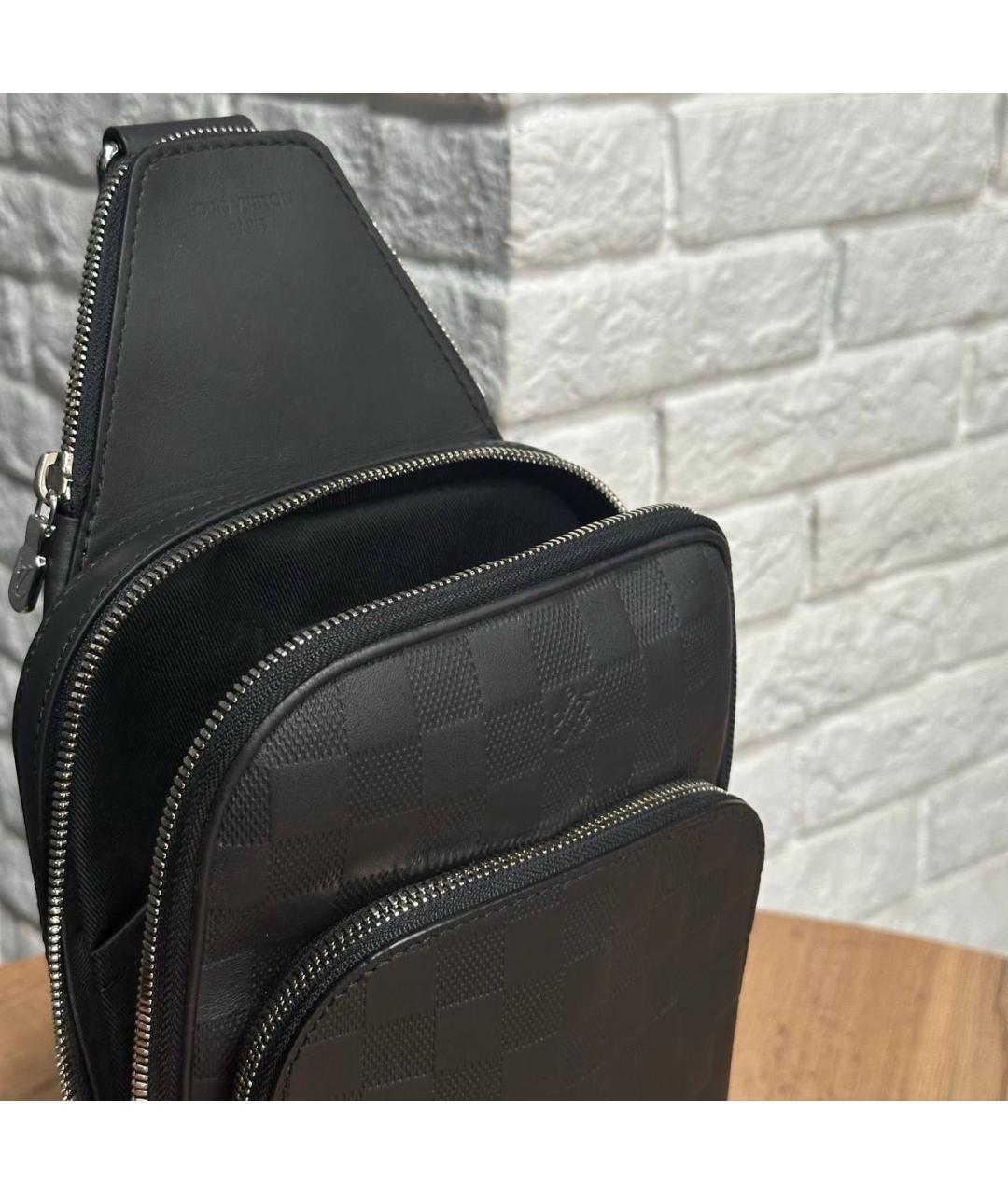 LOUIS VUITTON Черная сумка на плечо, фото 2
