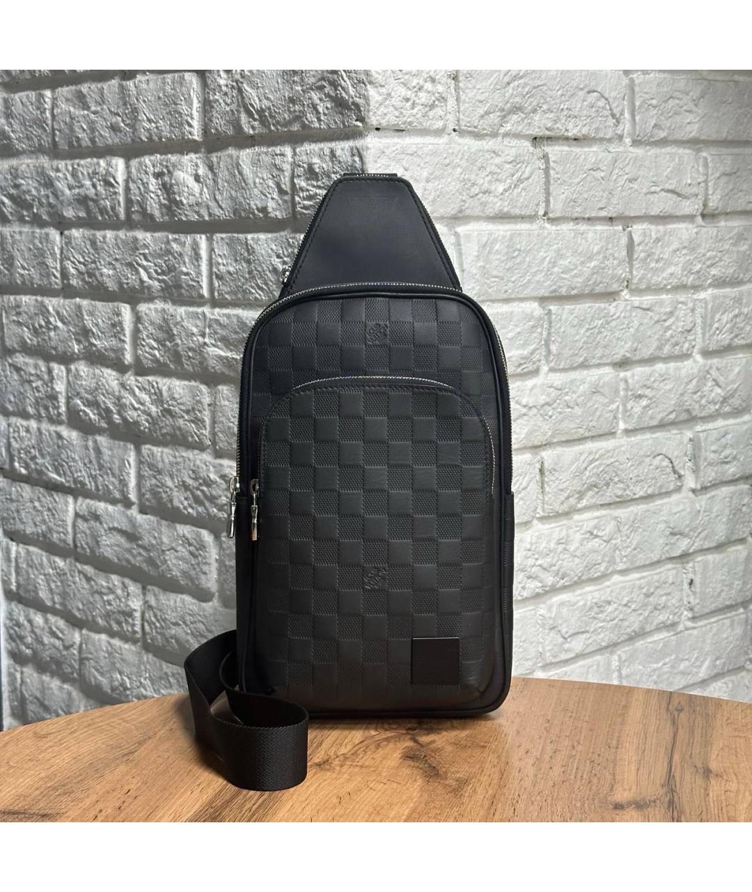 LOUIS VUITTON Черная сумка на плечо, фото 4