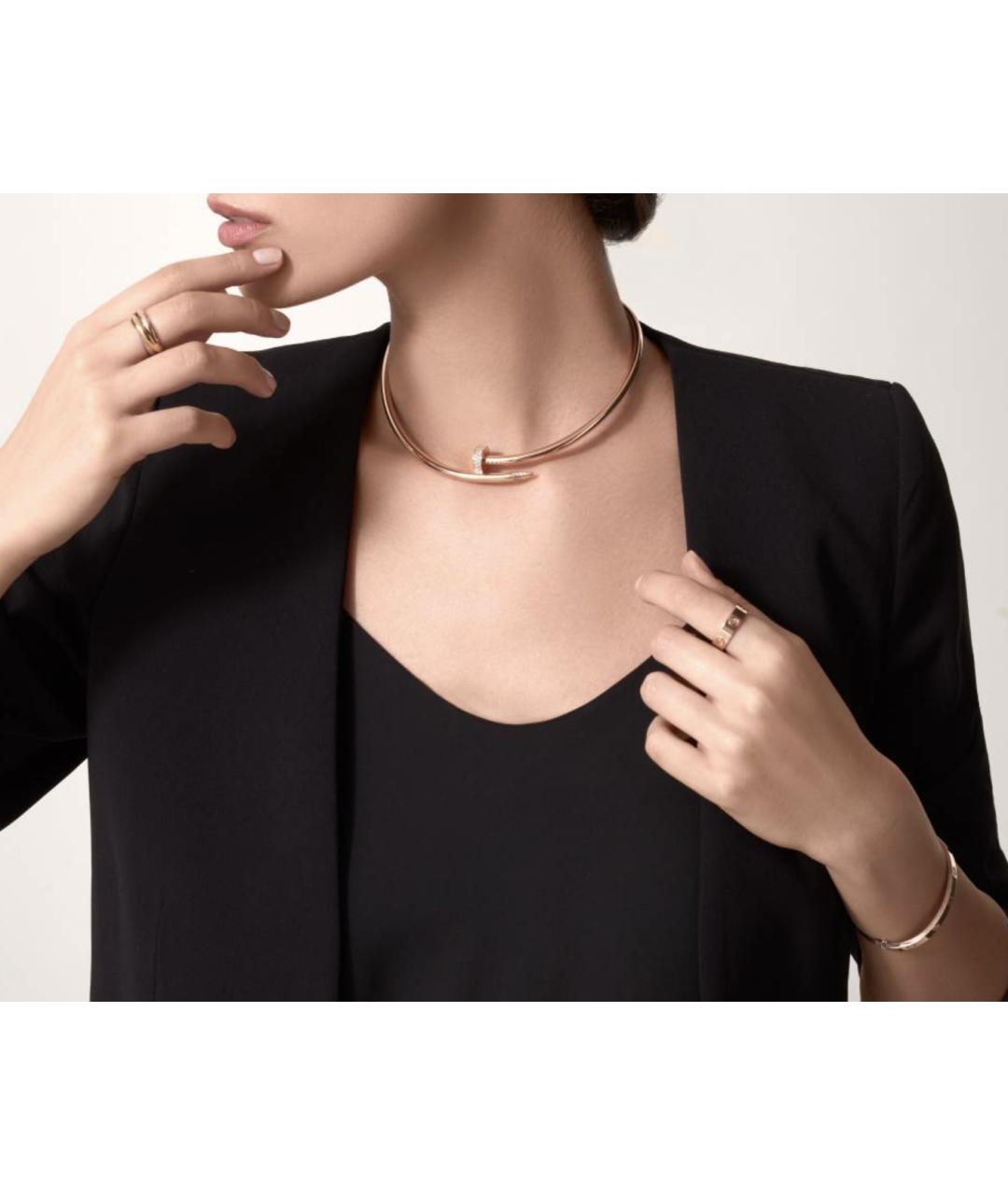CARTIER Золотое колье из розового золота, фото 3