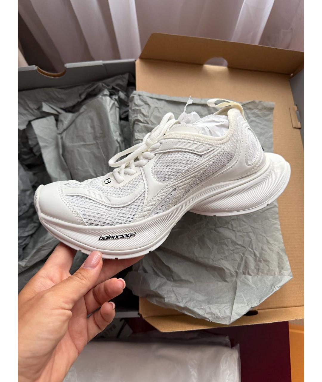 BALENCIAGA Белые кроссовки, фото 2