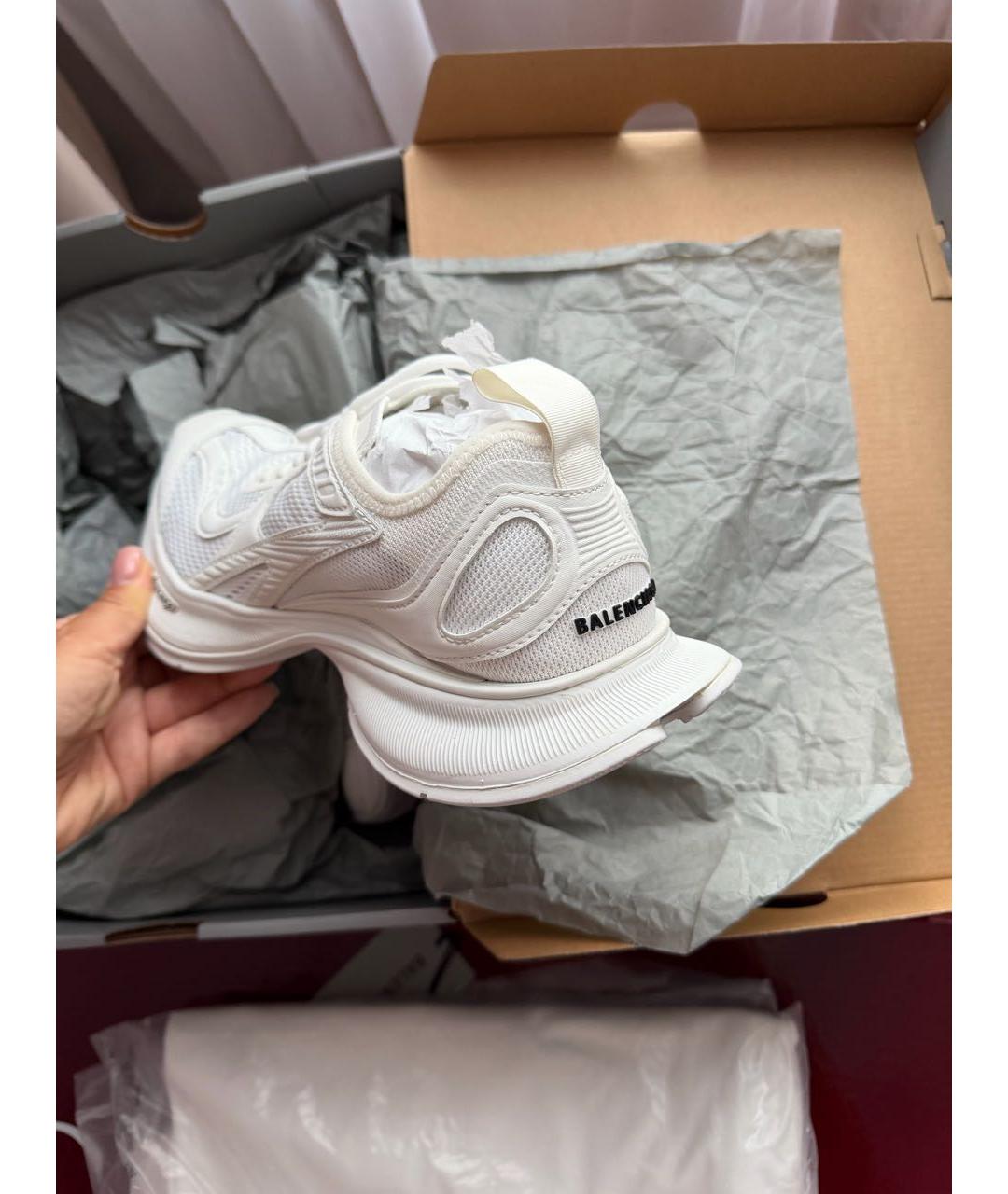 BALENCIAGA Белые кроссовки, фото 5